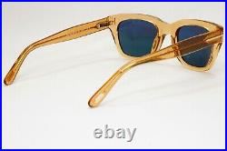 Tom Ford Sunglasses Snowdon Transparent Honey Brown Blue James Bond TF 237 45V