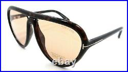 Tom Ford Sunglasses TF 0769 52E 59-15-135 Arizona Dark Havana / Light Brown
