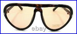Tom Ford Sunglasses TF 0769 52E 59-15-135 Arizona Dark Havana / Light Brown