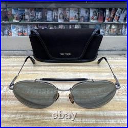 Tom Ford Sunglasses TF 338 Colin Color 14x Gun Gray Round Size 58 Mens/ Read