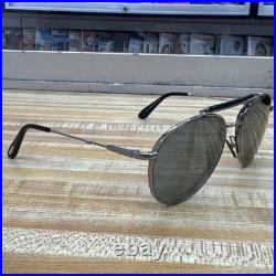 Tom Ford Sunglasses TF 338 Colin Color 14x Gun Gray Round Size 58 Mens/ Read