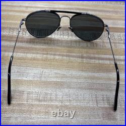 Tom Ford Sunglasses TF 338 Colin Color 14x Gun Gray Round Size 58 Mens/ Read