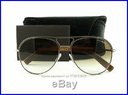 Tom Ford Sunglasses TF 448 Cody 33F Dark Gold Brown Horn FT0448/S New Authentic