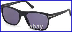 Tom Ford Sunglasses TF 698 Matte Black 02V GIULIO Authentic Designer Italy NEW