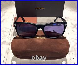 Tom Ford Sunglasses TF 698 Matte Black 02V GIULIO Authentic Designer Italy NEW