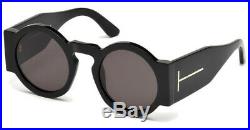Tom Ford Sunglasses TF FT603S 01A 47 Tatiana-02 Shiny Black Frame