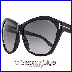 Tom Ford Sunglasses TF317 Angelina 01B Shiny Black 317