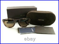 Tom Ford Sunglasses TF520 Benedict 50H Brown Polarized FT0520/S New Authentic