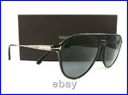 Tom Ford Sunglasses TF587 Carlo-02 Black Gold 01V FT0587/S New Authentic