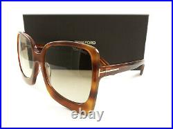 Tom Ford Sunglasses TF618/S 53F Emanuella-02 Havana Brown FT0618/S New Authentic