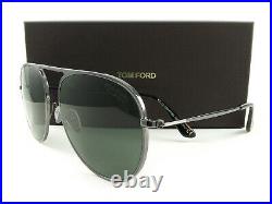 Tom Ford Sunglasses TF621 Jason-02 Gunmetal Green 08R Polarized FT0621/S New