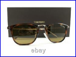 Tom Ford Sunglasses TF672 Beau Tortoise Gold Brown 53E FT0672/S New Authentic