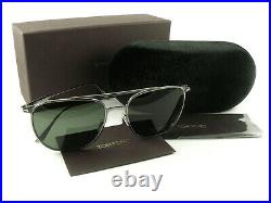Tom Ford Sunglasses TF692 Kip 12N Ruthenium Green FT0692/S Authentic New