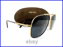 Tom Ford Sunglasses TF693 Benton 30A Gold Black Gray FT0693/S 58mm