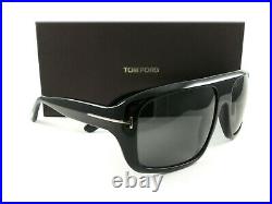 Tom Ford Sunglasses TF754 Duke 01A Black Gray FT0754/S Authentic New