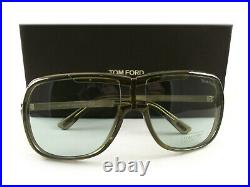 Tom Ford Sunglasses TF800 95N Caine Green Gold FT0800/S Authentic New