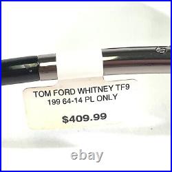 Tom Ford Sunglasses TF9 199 Whitney Black Round Frames with Black Lenses