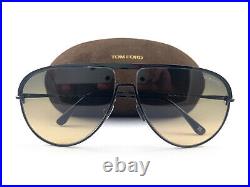 Tom Ford Sunglasses TF924 Theo 01B Black Smoke FT0924/S Authentic 60mm