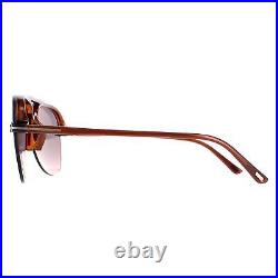Tom Ford Sunglasses Terry 02 FT1004 45A Shiny Light Brown Smoke
