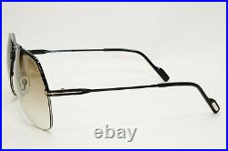 Tom Ford Sunglasses Wilder-02 Black Brown Grey Pilot Large FT0644 TF 644 01A