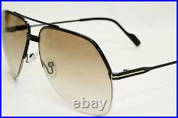 Tom Ford Sunglasses Wilder-02 Black Brown Grey Pilot Large FT0644 TF 644 01A