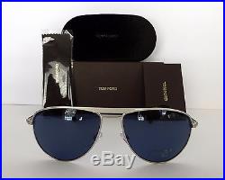 Tom Ford Sunglasses William TF207 17V Palladium Blue James Bond 59mm Authentic