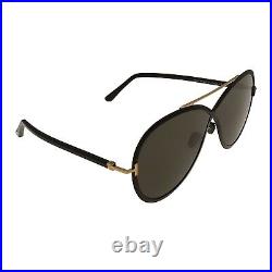 Tom Ford TF 1007 Rickie FT1007 01A Sunglasses Black/Gold w Gradient Lens NEW