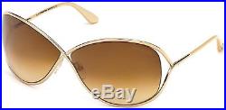 Tom Ford TF 130 FT0130 28F Gold Miranda Brown Gradient Women Sunglasses Case New