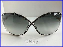 Tom Ford TF 179 01B Rickie Fancy Gray Oversized Women's Sunglasses T1