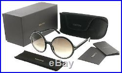 Tom Ford TF 268 Carrie 01F Black with Brown Lenses Womens Sunglasses