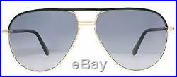 Tom Ford TF 285 Cole 01B Black/Gold Aviator Sunglasses