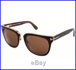 Tom Ford TF 290 50J Rock Square Dark Brown Gradient FT0290 Unisex Sunglasses
