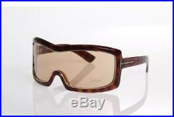 Tom Ford TF 305 Olga 52J Tortoise Brown Shield Ski FT0305/S Men Women Sunglasses