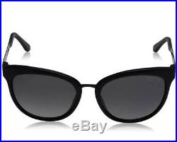 Tom Ford TF 461 02D Emma Matte Black Gold Grey Polarized Women Sunglasses 62mm