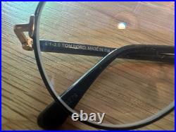 Tom Ford TF 5684-B Black Metal Round Aviator Sunglasses 55-15-140 Tom Ford TF 5684-B Black Metal Round Aviator Sunglasses 55-15-140