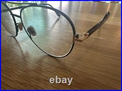 Tom Ford TF 5684-B Black Metal Round Aviator Sunglasses 55-15-140 Tom Ford TF 5684-B Black Metal Round Aviator Sunglasses 55-15-140