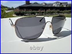 Tom Ford TF-585 Aiden-02 Sunglasses Gold 28A Authentic Grey Lenses #K57