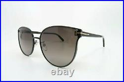 Tom Ford TF 718-K 01F 62mm Black Cat Eye Women's Sunglasses, New with Box