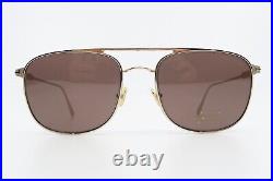 Tom Ford TF 827 28E New Gold/ Brown Pilot JAKE Sunglasses 56mm with defect