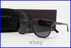 Tom Ford TF 858-N 01A New Black/ Grey ANSEL Sunglasses 51mm with box