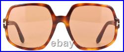 Tom Ford TF 992 52E Delphine-02 Sunglasses HavanaBrown FT 992 52E New