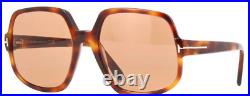 Tom Ford TF 992 52E Delphine-02 Sunglasses HavanaBrown FT 992 52E New