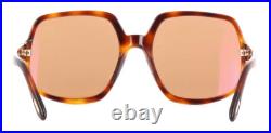 Tom Ford TF 992 52E Delphine-02 Sunglasses HavanaBrown FT 992 52E New