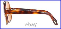 Tom Ford TF 992 52E Delphine-02 Sunglasses HavanaBrown FT 992 52E New