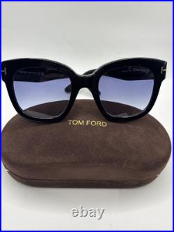 Tom Ford TF0613 01W Beatrix Sunglasses Flawless Authentic With Case