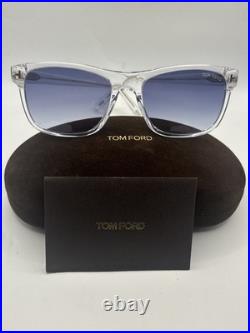 Tom Ford TF0698 26W Giuilo Sunglasses Authentic With Tom Ford Case Blue Lens