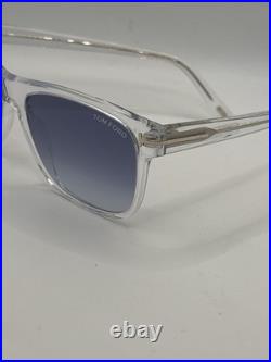 Tom Ford TF0698 26W Giuilo Sunglasses Authentic With Tom Ford Case Blue Lens