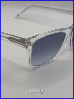 Tom Ford TF0698 26W Giuilo Sunglasses Authentic With Tom Ford Case Blue Lens