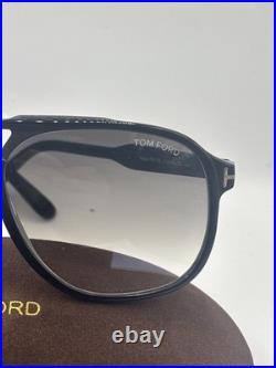 Tom Ford TF0753 01B Raoul Sunglasses Black Flawless Authentic With Case