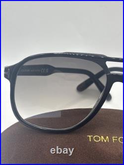 Tom Ford TF0753 01B Raoul Sunglasses Black Flawless Authentic With Case